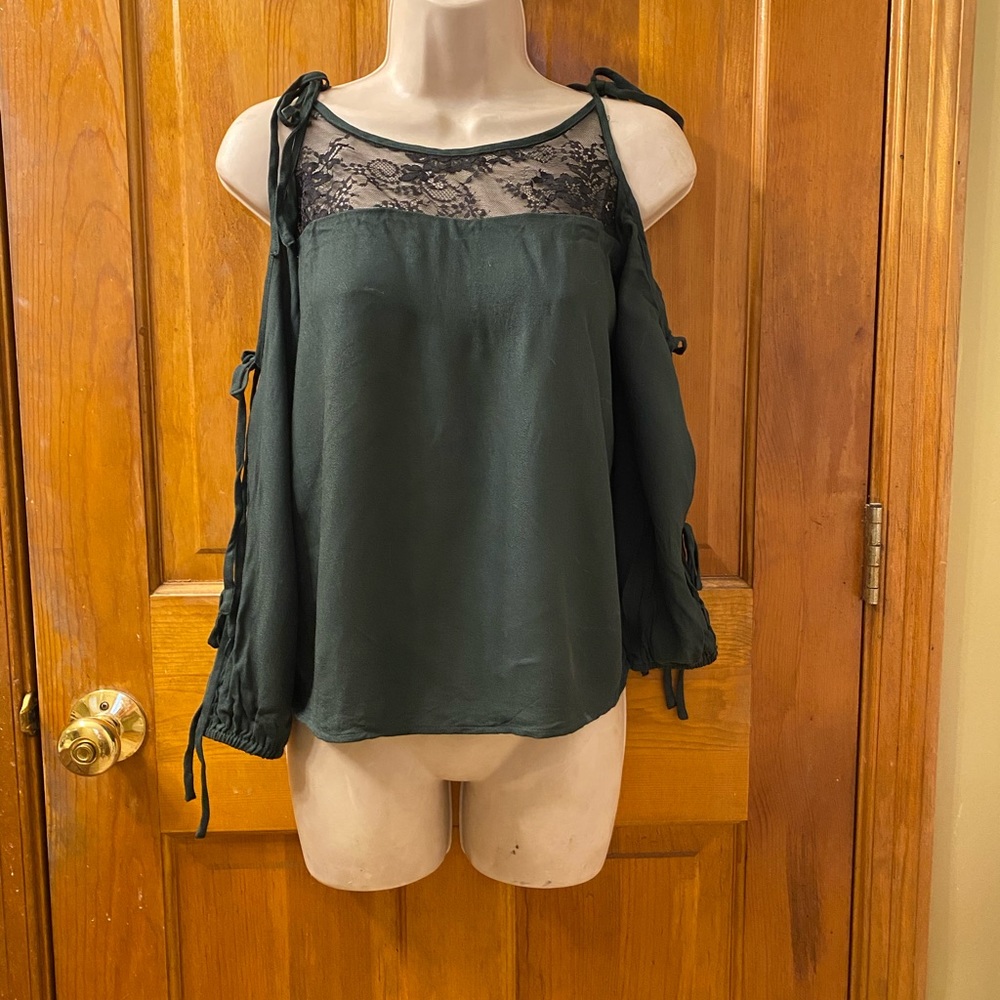 Ella moss cold shoulder blouse